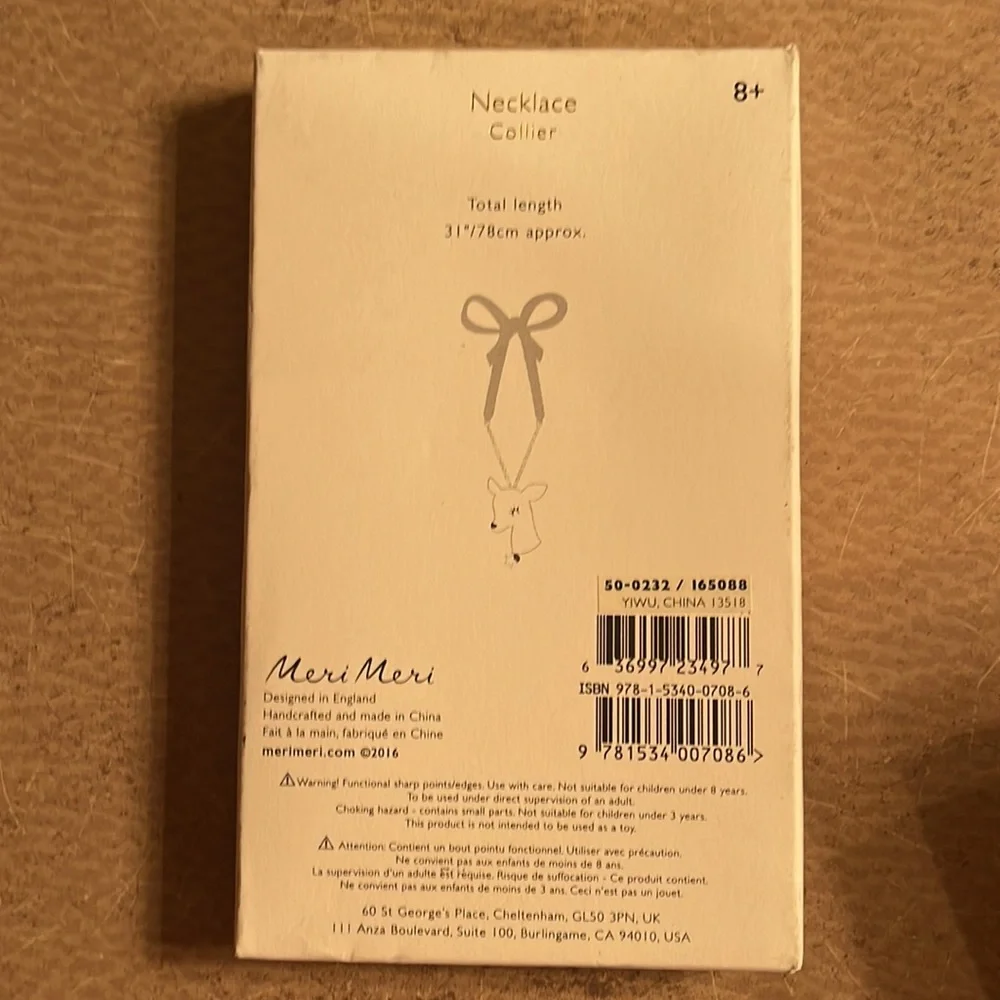 Meri Meri Deer Necklace
